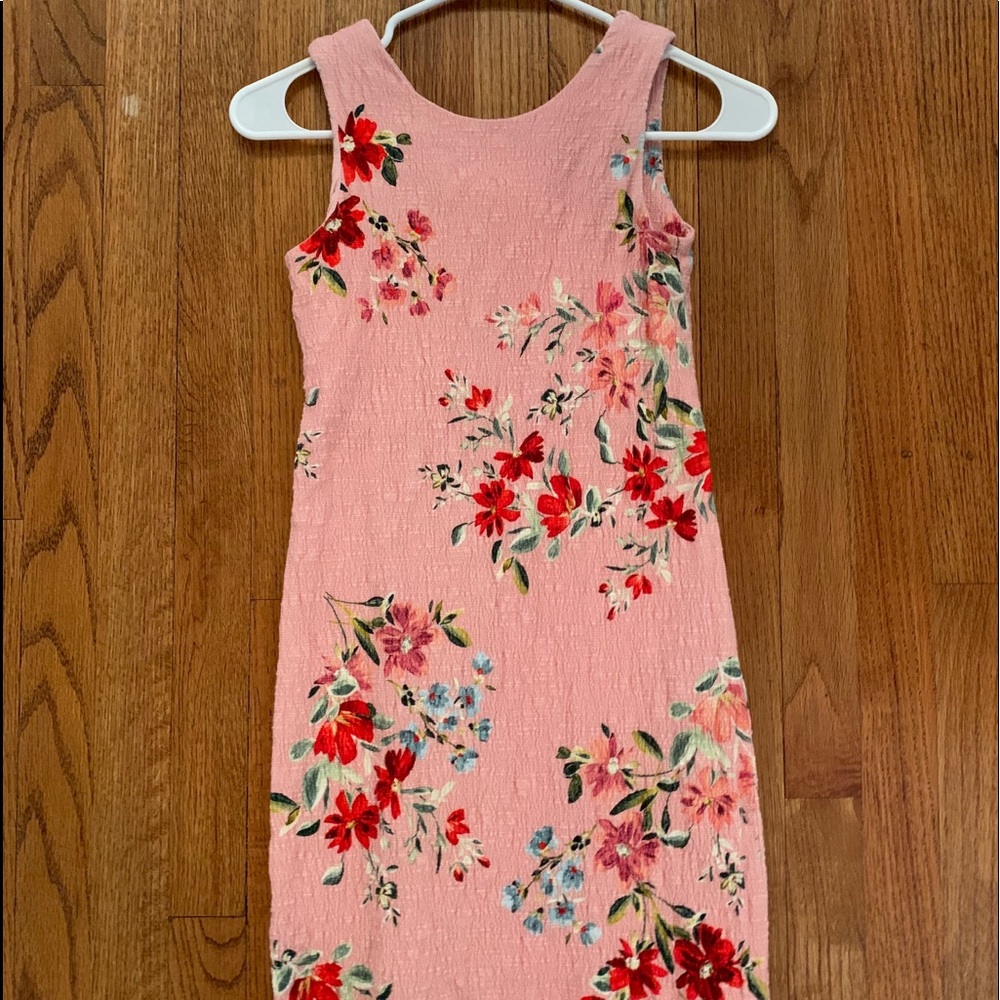 pink flower dress